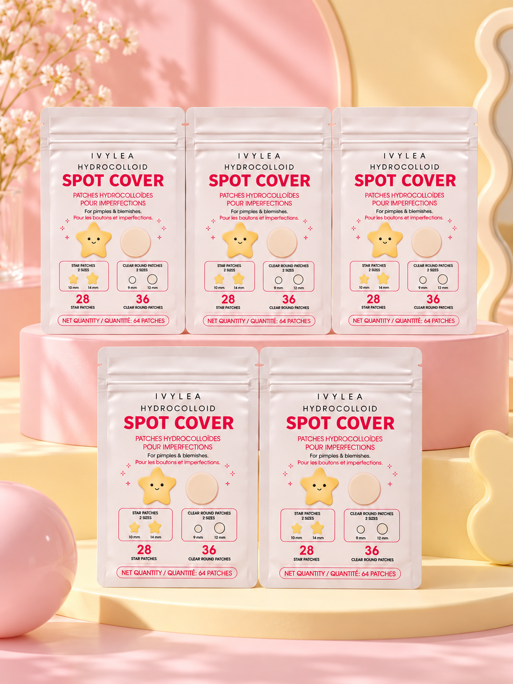 IVYLEA Spot Cover – 5 Pack VALUE BUNDLE